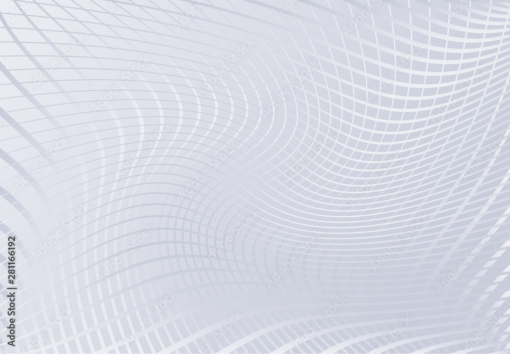 Canvas Prints modern abstract monochrome wavy halftone background with grey elegant backdrop