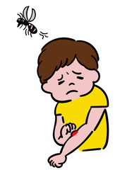 虫さされ＿男の子