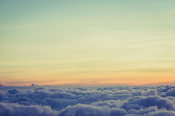 Beautiful sky and clouds before sunset