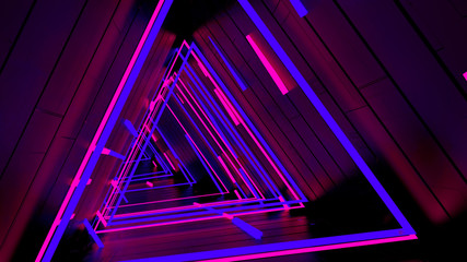 Obraz premium 3D illustration Background for advertising and wallpaper in sci fi and fashion party scene. 3D rendering in decorative concept.