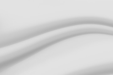 Abstract white , Gray background with clean smooth soft wave can use as wedding background and Luxurious background design.