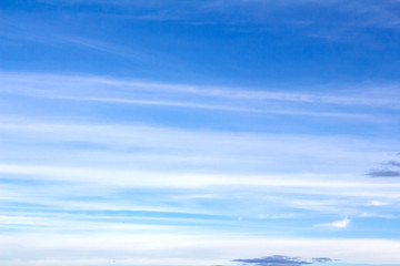 Fototapeta premium Blue sky background with clouds