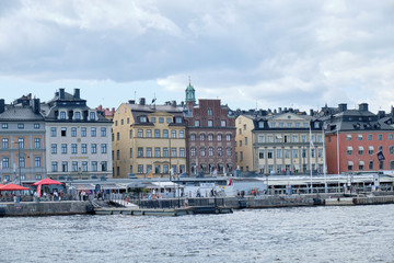 Naklejka premium old town in stockholm in sweden
