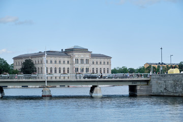 Fototapeta na wymiar view of stockholm in sweden