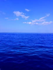 Fototapeta na wymiar Blue View of Lake Michigan