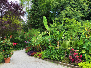 Flower Island Mainau on the Lake Constance or Die Blumeninsel im Bodensee - Constance, Germany or...