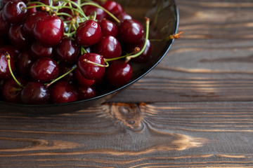 Red cherries. Summer time 