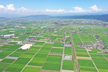 Shooting the Japanese countryside from the sky