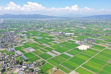Shooting the Japanese countryside from the sky