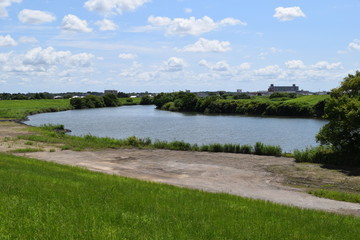 小貝川 茨城県取手市付近 ／...