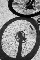 Fototapeta na wymiar Parking old bicycle.
