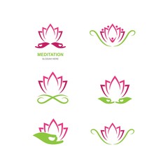 Lotus flowers logo