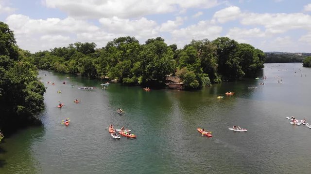 Paddlesports in Austin, TX on Ladybird Lake