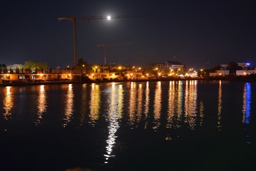Mamaia resort at night