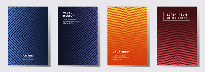 Geometric lines patterns with edges, angles.