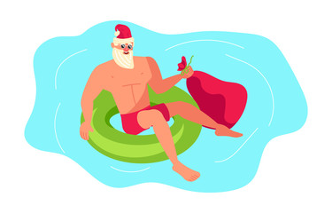 Christmas at the tropical sea resor