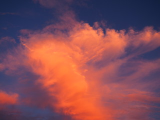Fototapeta na wymiar Clouds at sunset 
