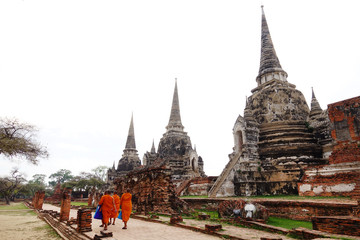 Wat Phra Si Sanphet in Ayutthaya, Thailand