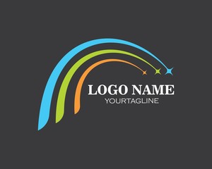 star faster express logo icon vector illustration