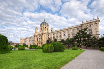 Obraz premium Plac Marii Teresy w Wiedniu, Austria.