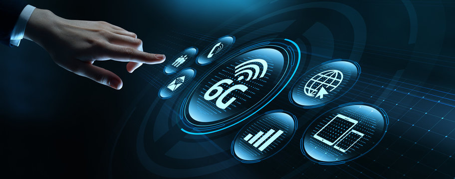 6G Network Internet Mobile Wireless Business concept