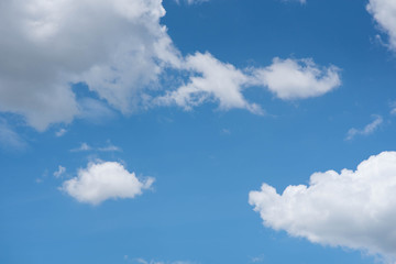 Obraz na płótnie Canvas Blue clouds sky, Natural backgrounds.