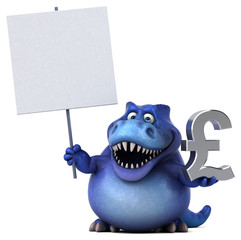 Fun trex - 3D Illustration © Julien Tromeur