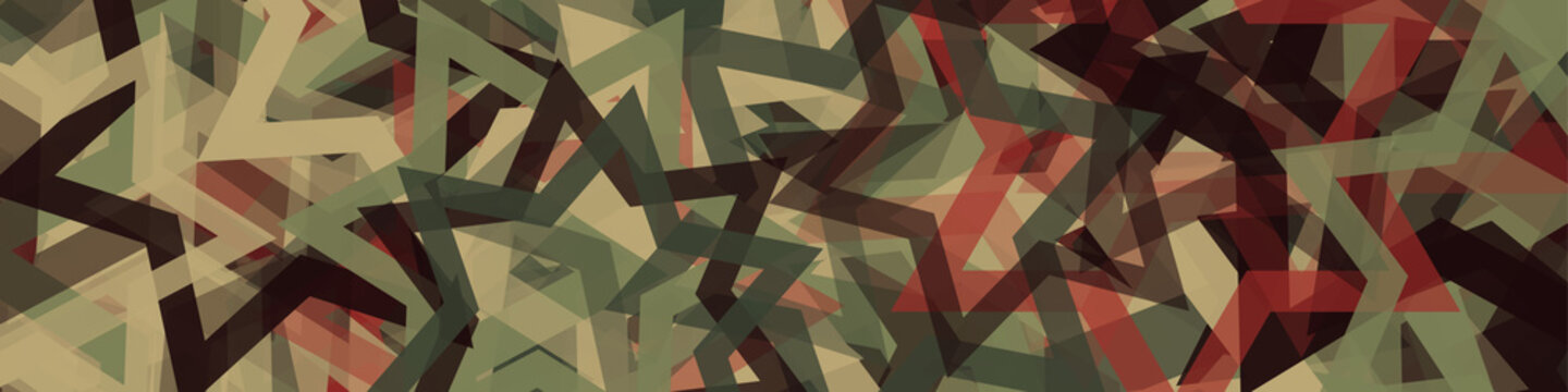 Abstract Generative Art color distributed Stars background illustration