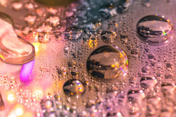 cd dew drop of water