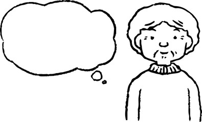 Illustration of women of various ages with Speech Balloon