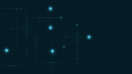 Abstract geometric connect lines and dots.Simple technology graphic background.Illustration Vector design Network and Connection concept.