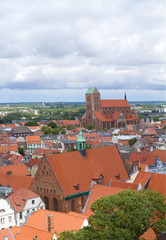 Panoramablick über die Hansestadt Wismar