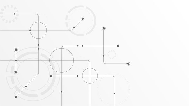 Abstract geometric connect lines and dots.Simple technology graphic background.Illustration Vector design Network and Connection concept.