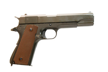 handgun type Semi-automatic  Bullet size.45 inch