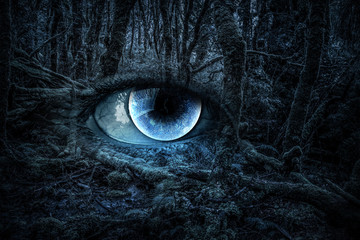 Abstract high tech eye concept