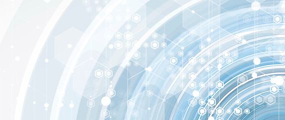 Abstract tech background. Futuristic technology interface
