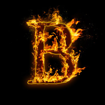 Letter B Flame Images – Browse 2,598 Stock Photos, Vectors, And Video |  Adobe Stock
