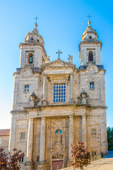 View at the Church of San Francisco in Santiago de Compostela - Spain