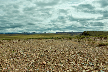 Stony Canyon in the area Zavkhan River