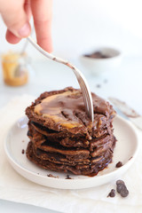 Pancakes chocolat
