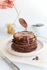 Pancakes chocolat 