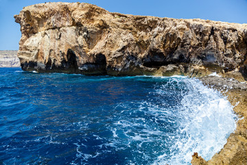 Obraz premium Blue hole Malta