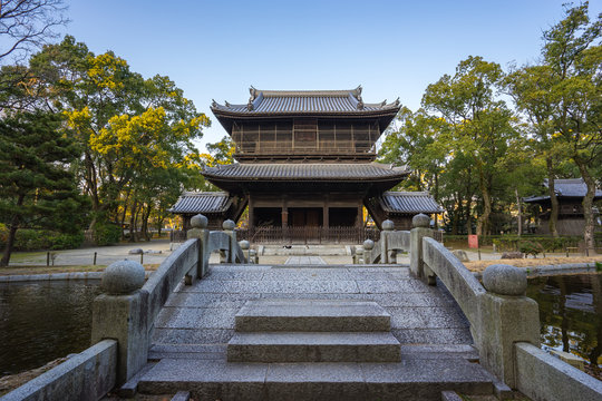 Shofukuji Zen Temple in Hakata Fukuoka, Japan