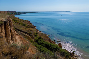 Rocky Black Sea Coast Odessa Ukraine