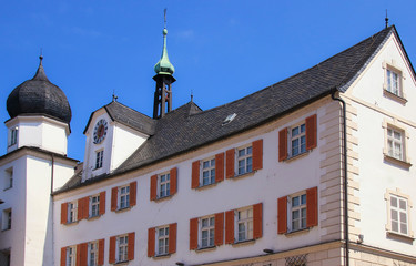 Rosenheim City Museum, upper Bavaria - Marketplace, Germany