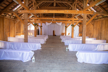 Décoration d'une salle de cérémonie