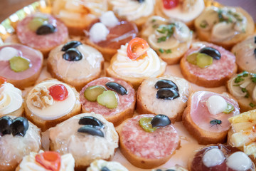 Apéritif de mariage
