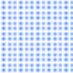 White background  with blue dots 