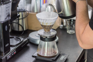 café coffee bar hot milk