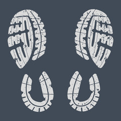 Imprint soles shoes - sneakers